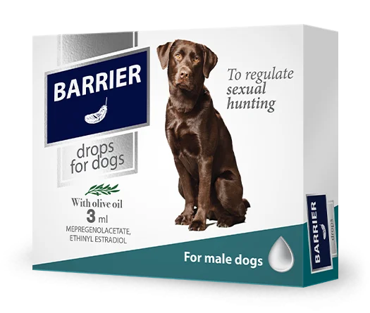 BARRIER drops for male dogs