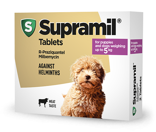Supramil for puppies and dogs weighing up to 5 kg